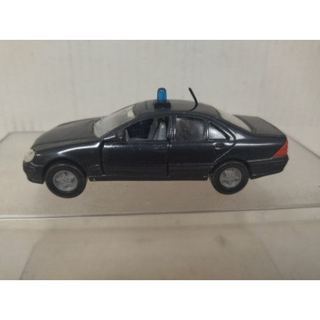 MERCEDES-BENZ W220 S500 POLIZEI DARK BLUE 1:60/apx 1:64 SIKU 1427 NO BOX