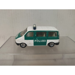 VOLKSWAGEN T4 TRANSPORTER POLIZEI /apx 1:64 SIKU 820/824/825 NO BOX