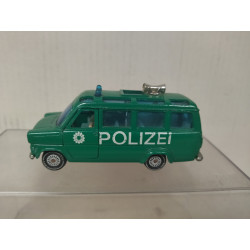 FORD TRANSIT KOMBI POLIZEI GREEN (2) 1:60/apx 1:64 SIKU V334/V264 NO BOX