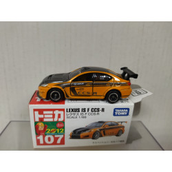 LEXUS IS F CCS-R ORANGE/BLACK 1:66/apx 1:64 TOMICA 107