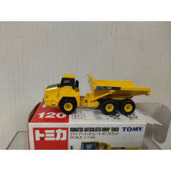 KOMATSU HM 400 ARTICULATED DUMP TRUCK 1:144/apx 1:64 TOMICA 120