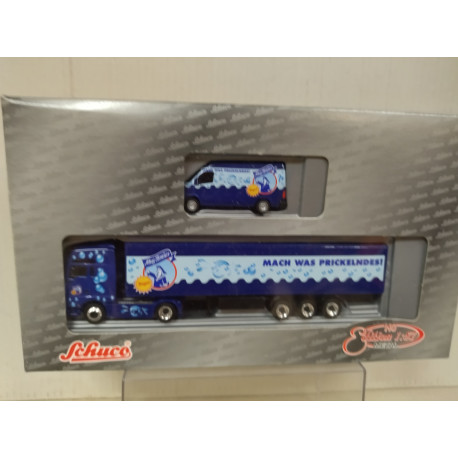 MAN TG-A + MERCEDES-BENZ SPRINTER AHOJ BRAUSE 1:87 H0 SCHUCO