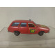 RENAULT 12 BREAK/FAMILIAR BOMBEROS ROJO 1:64 GUISVAL NO BOX