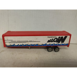 REMORQUE TRANSPORTS ALLOIN 1:100/apx 1:64 MAJORETTE NO BOX
