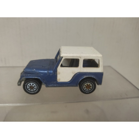 JEEP CJ-5 BLUE CLOSED 1:55/apx 1:64 SIKU 1053 NO BOX