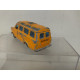 FORD TRANSIT KOMBI ORANGE SCHULBUS 1:55/apx 1:64 SIKU V334 NO BOX