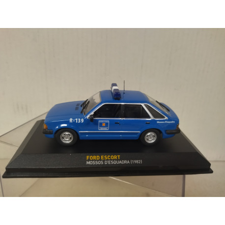 FORD ESCORT 1982 MK3 1.3GL MOSSOS D´ESQUADRA POLICE CATALUÑA 1:43 ALTAYA IXO
