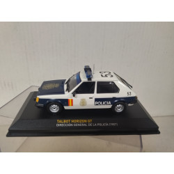 TALBOT HORIZON 1987 GT DGP AZUL POLICIA NACIONAL 1:43 ALTAYA IXO