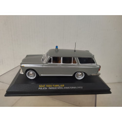 SEAT 1500 FAMILIAR 1972 PMM POLICIA PARQUE MOVIL MINISTERIOS 1:43 ALTAYA IXO