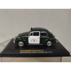 VOLKSWAGEN ESCARABAJO 1973 TRAFICO GUARDIA CIVIL 1:43 ALTAYA IXO