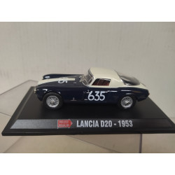 LANCIA D24 1953 n635 WHITE/BLACK MILLE MIGLIA 1:43 STARLINE HACHETTE HARD BOX