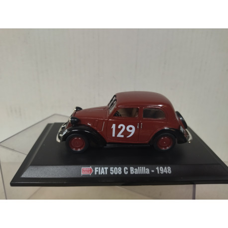 FIAT 508 C BALILLA 1948 n129 MILLE MIGLIA 1:43 STARLINE HACHETTE HARD BOX