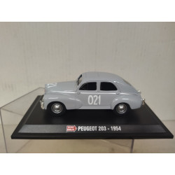 PEUGEOT 203 1954 n021 MILLE MIGLIA 1:43 STARLINE HACHETTE HARD BOX