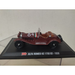 ALFA ROMEO 6C 1750 GS 1930 n084 MILLE MIGLIA 1:43 STARLINE HACHETTE HARD BOX
