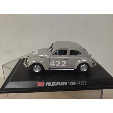 VOLKSWAGEN 1200 BEETLE 1953 n422 MILLE MIGLIA 1:43 STARLINE HACHETTE