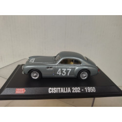 CISITALIA 202 1950 n437 MILLE MIGLIA 1:43 STARLINE HACHETTE HARD BOX