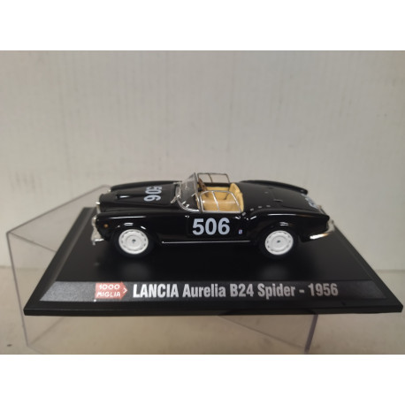 LANCIA AURELIA 1956 B24 SPIDER n506 MILLE MIGLIA 1:43 STARLINE HACHETTE HARD BOX