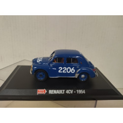 RENAULT 4CV 1954 n2206 MILLE MIGLIA 1:43 STARLINE HACHETTE HARD BOX