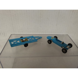 ALPINE F3 + REMORQUE /apx 1:64 MAJORETTE RAIL ROUTE VINTAGE NO BOX