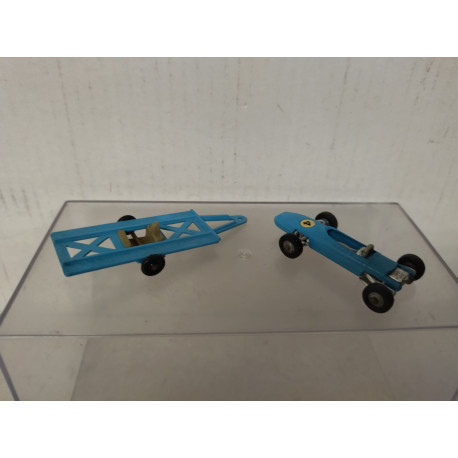ALPINE F3 + REMORQUE /apx 1:64 MAJORETTE RAIL ROUTE VINTAGE NO BOX