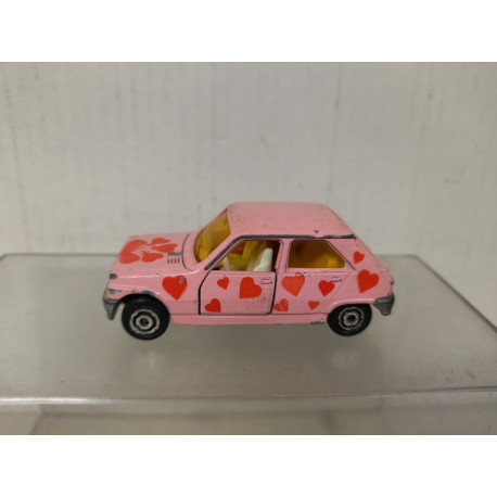 RENAULT 5 PINK LOVE (2) 1:51/apx 1:64 MAJORETTE 280 NO BOX