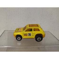 RENAULT 5 TURBO YELLOW /apx 1:64 MAJORETTE MOTOR NO BOX