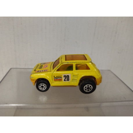 RENAULT 5 TURBO YELLOW /apx 1:64 MAJORETTE MOTOR NO BOX