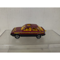 RENAULT 11 DARK RED 1:54/apx 1:64 MAJORETTE 254 NO BOX