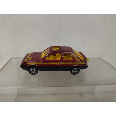 RENAULT 11 DARK RED 1:54/apx 1:64 MAJORETTE 254 NO BOX
