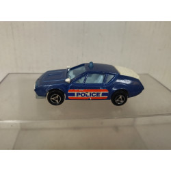 ALPINE A310 POLICE 1:55/apx 1:64 MAJORETTE 264 NO BOX