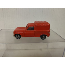 RENAULT 4 L FOURGONNETTE ROUGE 1:55/apx 1:64 MAJORETTE 230 NO BOX