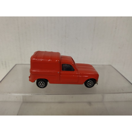 RENAULT 4 L FOURGONNETTE ROUGE 1:55/apx 1:64 MAJORETTE 230 NO BOX