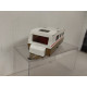 ROULOTTE/CARAVANA/WOHNWAGEN GOLD/WHITE 1:55/apx 1:64 SIKU 2518 NO BOX