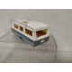 ROULOTTE/CARAVANA/WOHNWAGEN GREY/WHITE 1:55/apx 1:64 SIKU 2518 NO BOX