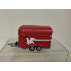 HORSE TRAILER RED 1:55/apx 1:64 SIKU NO BOX