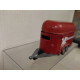 HORSE TRAILER RED 1:55/apx 1:64 SIKU NO BOX