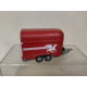 HORSE TRAILER RED 1:55/apx 1:64 SIKU NO BOX