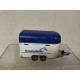 HORSE TRAILER WHITE/BLUE 1:55/apx 1:64 SIKU NO BOX