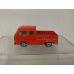 VOLKSWAGEN T2 PICKUP (2) RED 1:55/apx 1:64 SIKU V211/V216