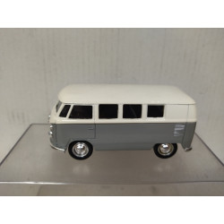 VOLKSWAGEN T1 COMBI GREY/WHITE 1:43 SOLIDO NO BOX