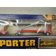 CAR TRANSPORTER AND TRAILER + 4 MODELCARS 1:64 CORGI 3168