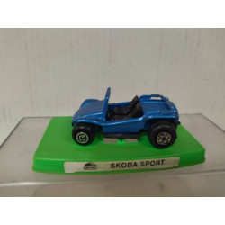 SKODA BUGGY BLUE apx 1:64 GUISVAL VINTAGE BOX