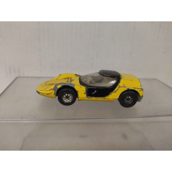 ALFA ROMEO 1600 SCARABEO AMARILLO/NEGRO 1:64 GUISVAL NO BOX