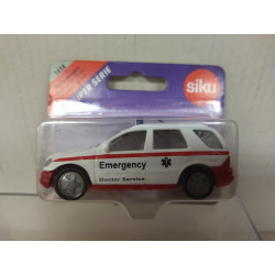 MERCEDES-BENZ W163 ML320 EMERGENCY DOCTOR SERVICE 1:55/apx 1:64 SIKU 1414 BOX