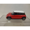 MINI COOPER RED/WHITE 1:43 BBURAGO NO BOX