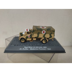 Sd.kfz.305 OPEL BLITZ 3.6-36S 1943 21 Pz Div TUNISIA WW 2 1:72 ALTAYA IXO