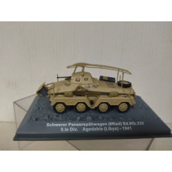 Sd.kfz.232 (8-RAD) 1941 LYBIA GERMANY WW 2 1:72 ALTAYA IXO