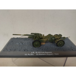 sK 18 10,5 cm KANONE 1942 15 Pz Div EL ALAMEIN WW 2 1:72 ALTAYA IXO