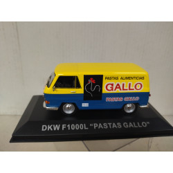 AUTO UNION DKW F1000L PASTAS GALLO FURGONETAS ANTAÑO 1:43 ALTAYA IXO