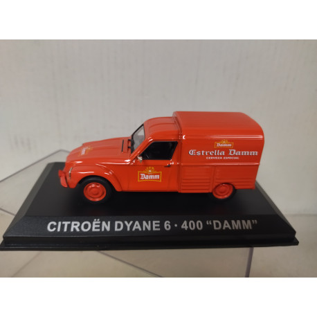 CITROEN DYANE 6 400 ACADIANE ESTRELLA DAMM FURGONETAS ANTAÑO 1:43 ALTAYA IXO